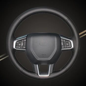 

Car Braid On The Steering Wheel Cover for Land Rover Discovery Sport 2015-2017 Auto Braiding Wheel Covers Car-styling Accessory