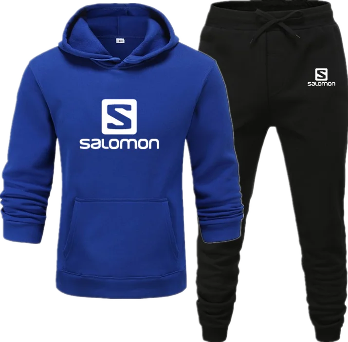 

New Men Hoodies Suit S print Tracksuit Sweatshirt Suit Fleece Hoodie+Sweat pants Jogging Homme Pullover 3XL Sporting Suit Male