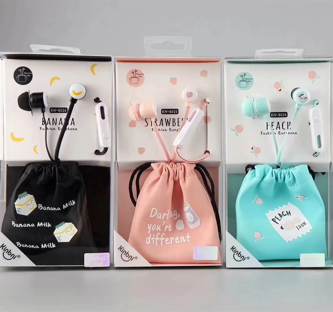 

Cute Cat Wired Earphone With Mic Stereo Earbuds with Earphone Case For Xiaomi Samsung iPhone Mobile Phone for girls women Gifts