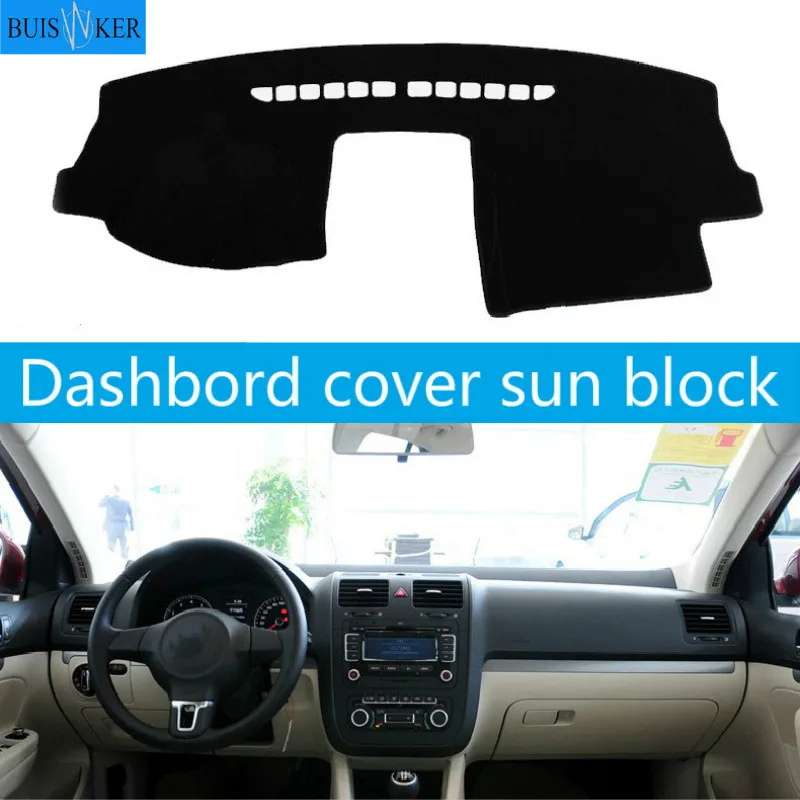 

Car Dashboard Cover Dash Mat For Volkswagen VW Golf 5 MK5 A5 2004 2005 2006 2007 2008 Dashmat Pad Carpet Sun Shade Car Styling