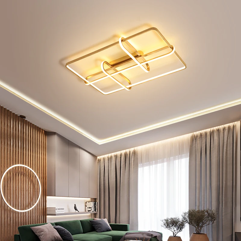 Современные светодиодные потолочные лампы для гостиной спальни lustre de plafond