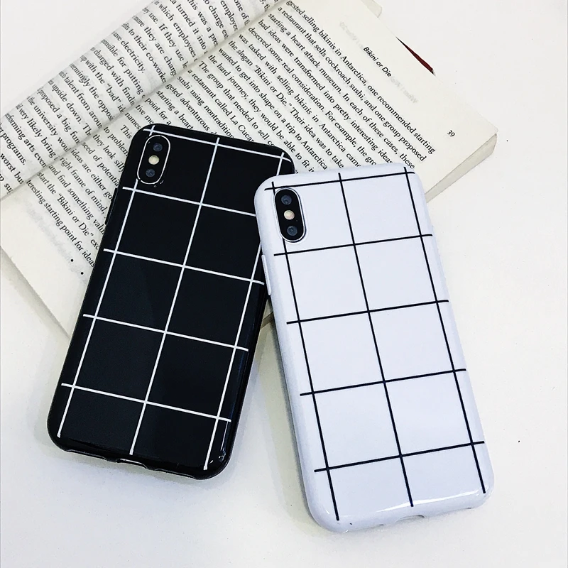 Решетки для iPhone 6 S 6 S 7 8 Plus силиконовый чехол для телефона Fundas Etui чехол s Мягкий ТПУ чехол для iPhone 11 Pro X XS MAX XR Coque