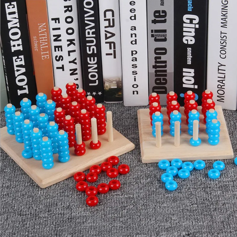 

Gravity Four in a Row Stereo Five-in-a-row Educational Observation Table Game Educational Love Logical Thinking CHILDREN'S Toy