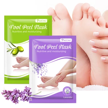

2Pack Exfoliating Foot Mask for Leg Foot Peeling Mask Pedicure Socks Moisturizing Whitening Dead Skin Remover Feet Care
