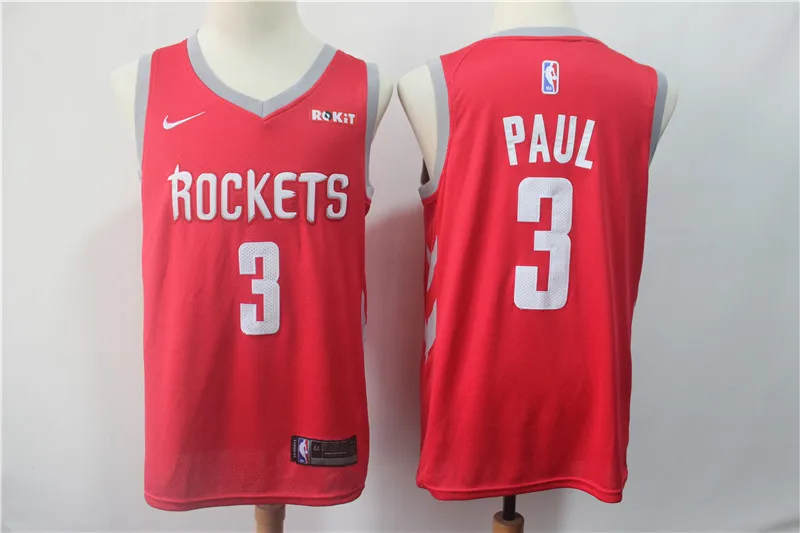 New arrvail Men's Chris Paul red Jersey