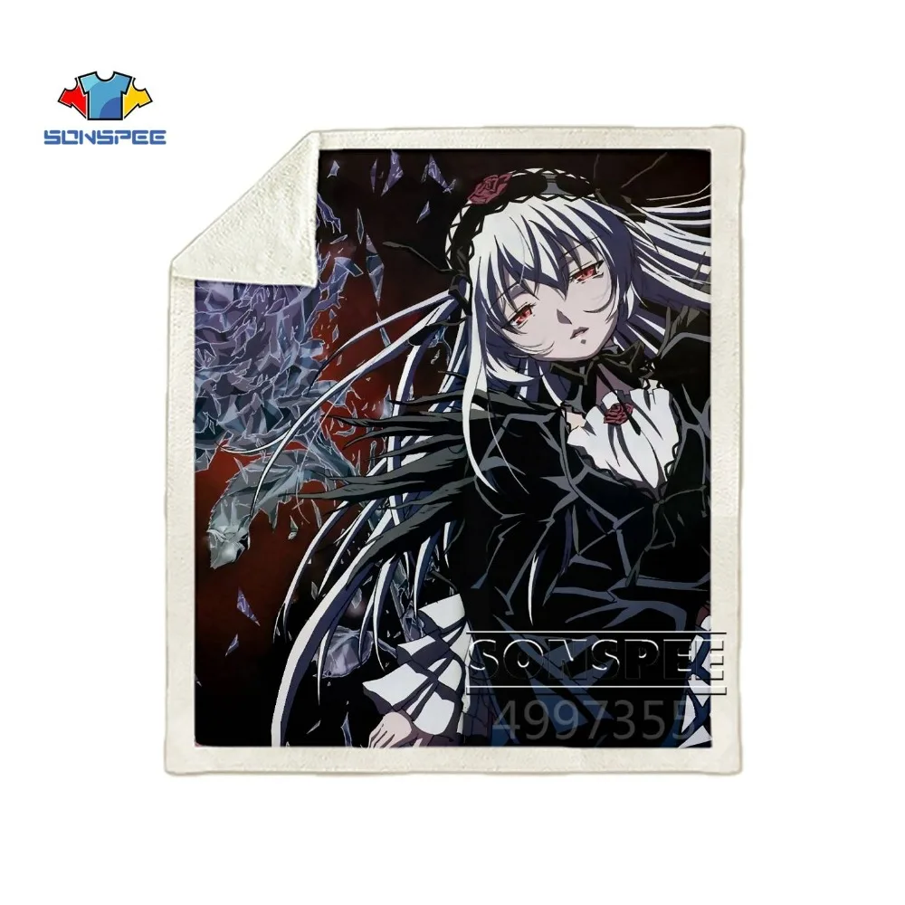 SONSPEE Rozen Maiden аниме Харадзюку для детей и взрослых, 3d принт, одеяло, теплый диван, Стёганое одеяло, покрывало для путешествий, постельные принадлежности, Фабричный магазин B127