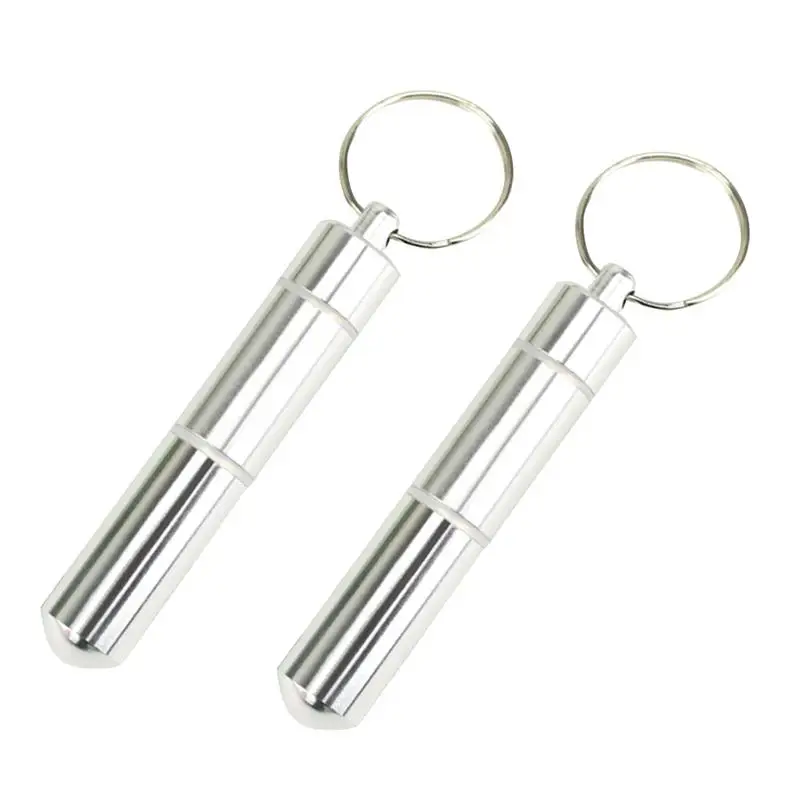 2 шт. уличный держатель для портативная зубочистка Карманный металлический чехол