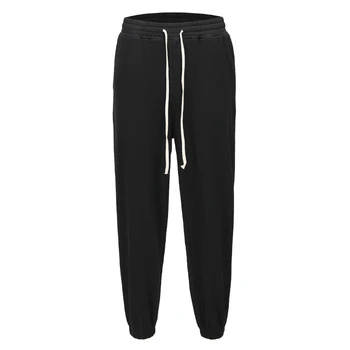 

Hip hop Kanye West Elasticized Cuff Cotton Sweatpants Long Drawstring Jogger Pants