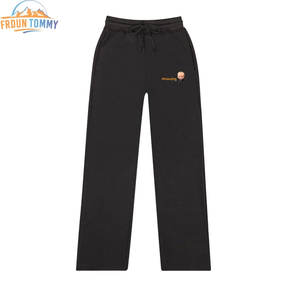 New style of Maluma printing Autumn Fashion Wide Leg Pants Money Heist Hot Casual Fashion Sweatpants