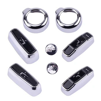 

Black Seat Adjustment Button Cover Trim Fit for Land Rover Range Rover Evoque 2016-2018 2019 2020