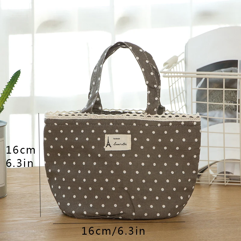 Brown Lunch Bags Термосумка для обедов Изолированная коробка для обедов портативная большая сумка-охладитель холщовая пищевая сумка для пикника Сумки для обедов для детей сумки для хранения для женщин и мужчин - Цвет: Brown Lunch Bags