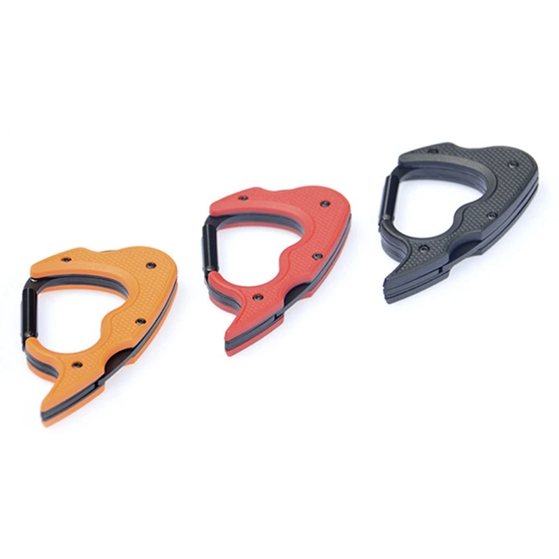 Mini Portable Carabiner Hook Knife Camping Hunting Personal Multi Tools Edc Tool Folding Knife