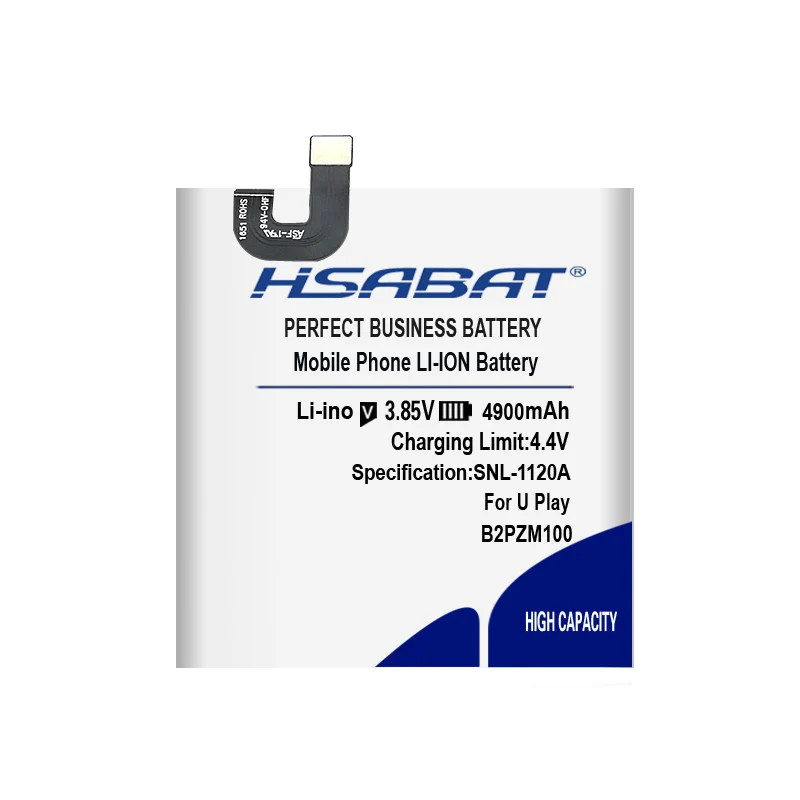 Аккумулятор HSABAT B2PZM100 4900 мАч подходит для htc Alpine, U Play, U Play TD-LTE, U Play TD-LTE аккумуляторов с двумя sim-картами