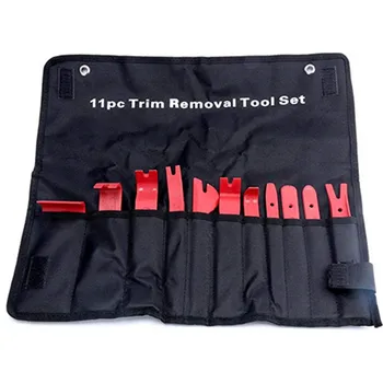 

11Pc Auto Trim Door Panel Window Molding Upholstery Fastener Clip Removal Tool Kit