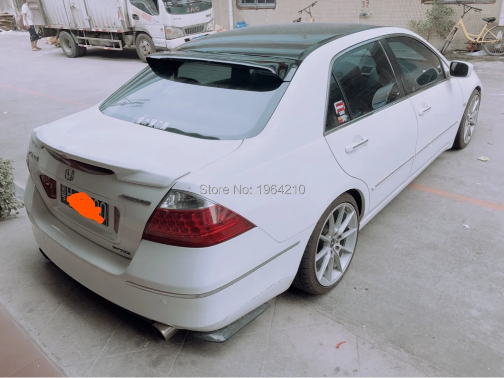 Автомобильный Стайлинг для Honda Accord спойлер 2003-2007 абс пластиковый материал задний спойлер на крыше солнцезащитный козырек оконный спойлер крыло