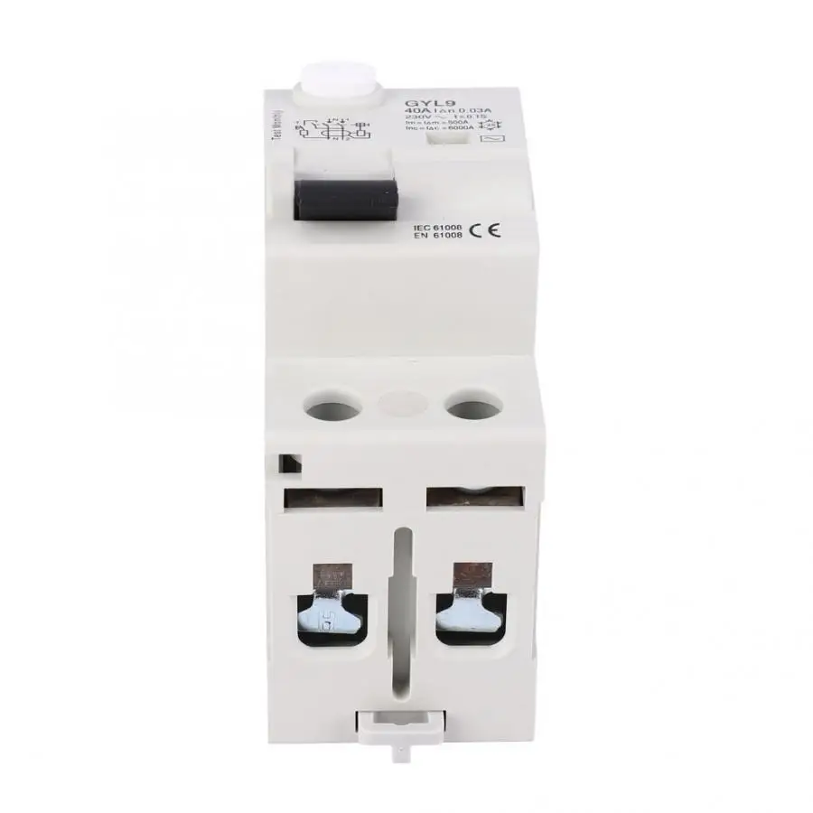 GYL9 25 40 63A 2P 230VAC RCCB защита от утечки