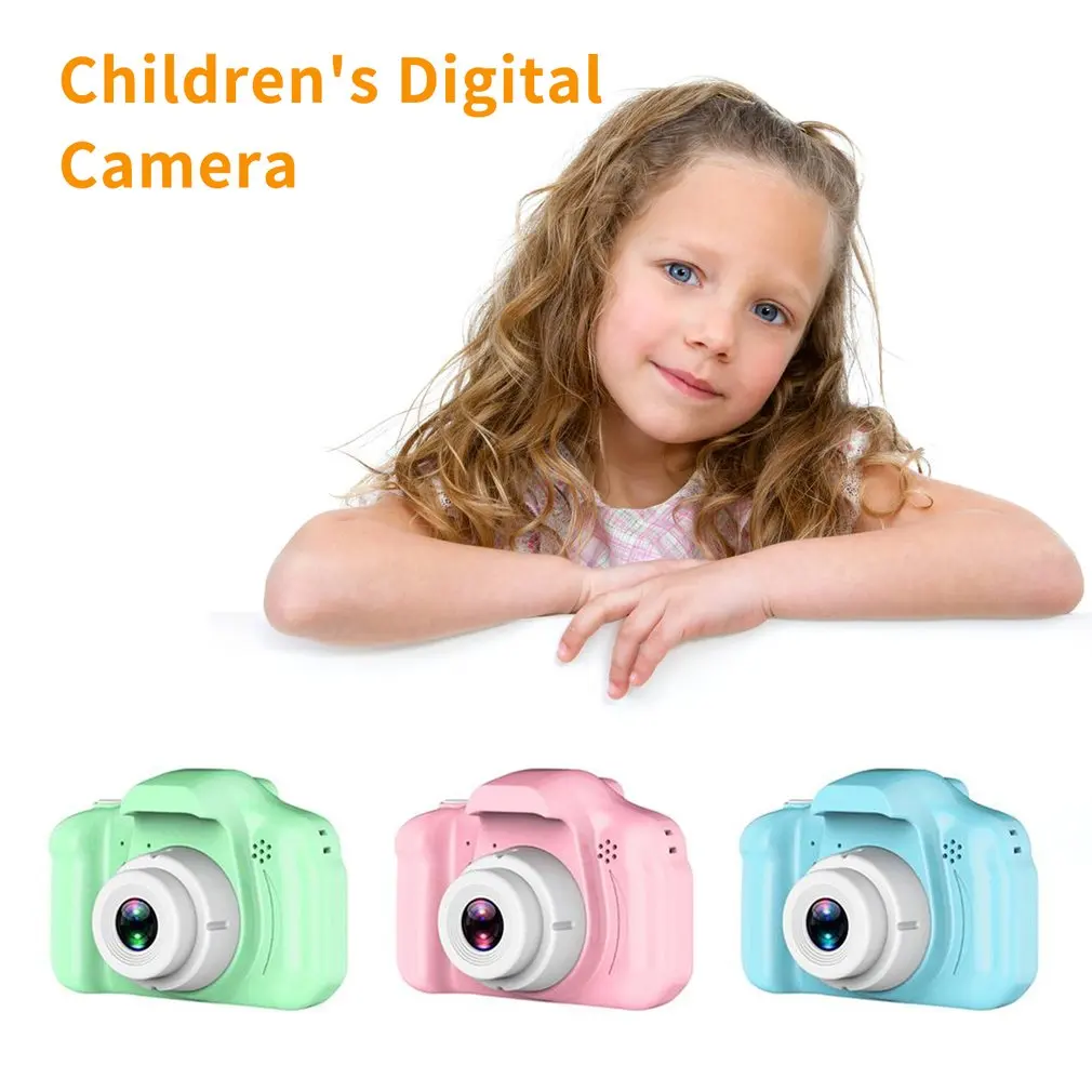 2 дюйма HD Экран платной цифровой мини-Камера, детские футболки с принтом в виде героев мультфильмов, Милая футболка Камера игрушки на открытом воздухе Подставки для фотографий для детей подарок на день рождения