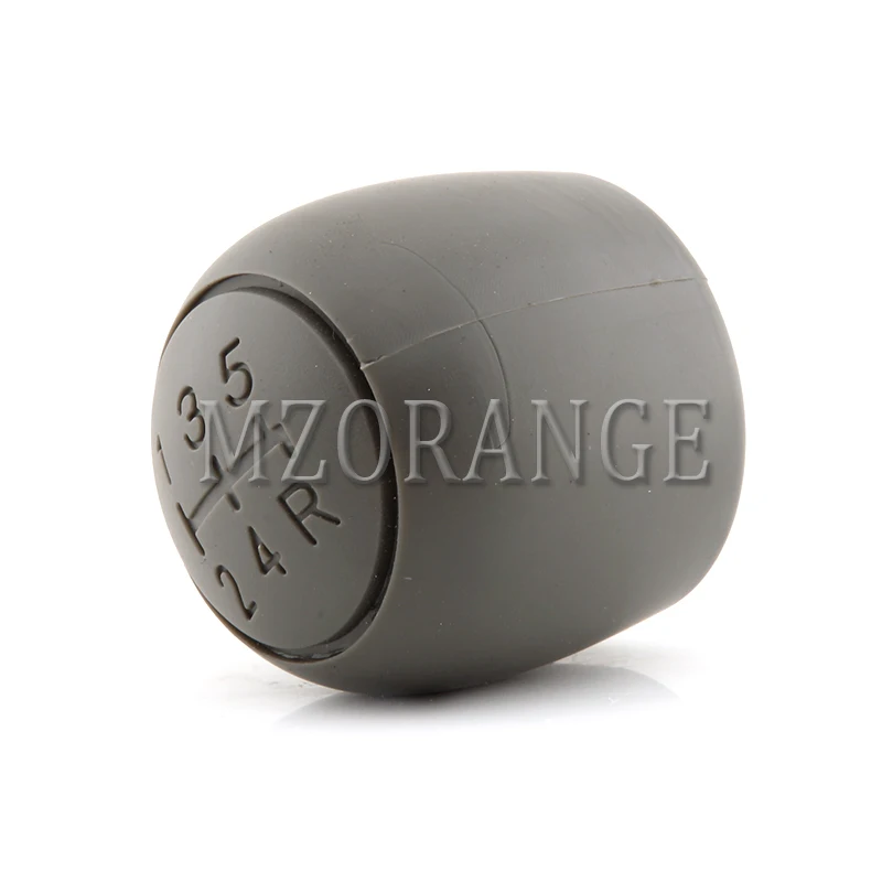 MZORANGE 5 скоростей, серая ручка переключения передач, рукоятка рычага переключения передач для Fiat Panda 2003-2012 для 500 500C 2007-2013