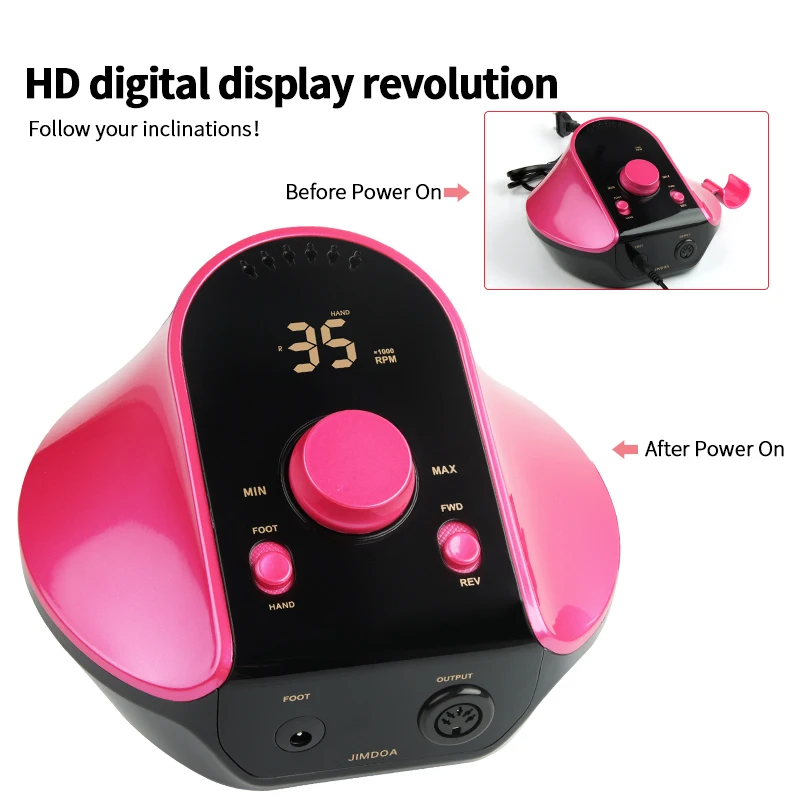 

35000RPM Pro Electric Nail Drill Machine Apparatus for Manicure Pedicure with Cutter Nail Drill Art Machine Kit Nail tool