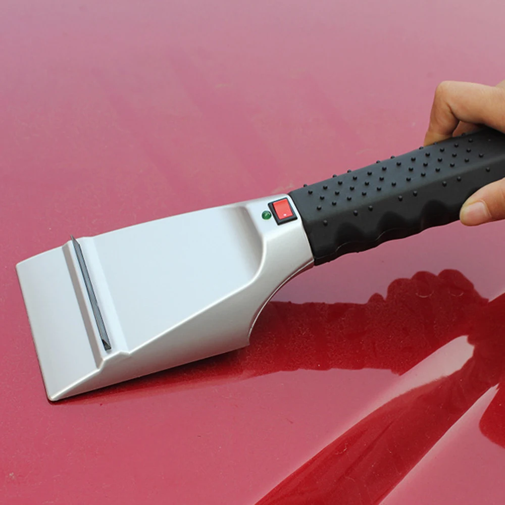 Многофункциональный скребок для льда с подогревом удаление снега для зимних транспортных средств 12 В