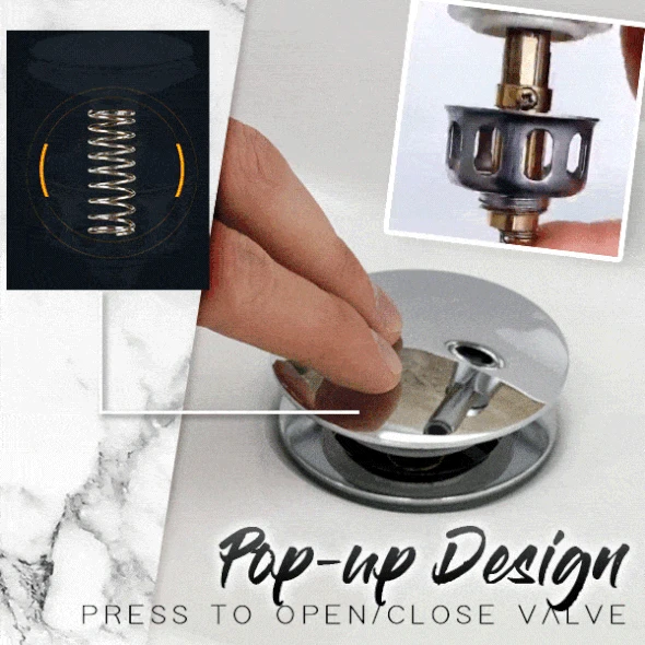 1 шт. Нержавеющая сталь пуш-ап-Тип отказов Core дома душ Трап пробка для ванной