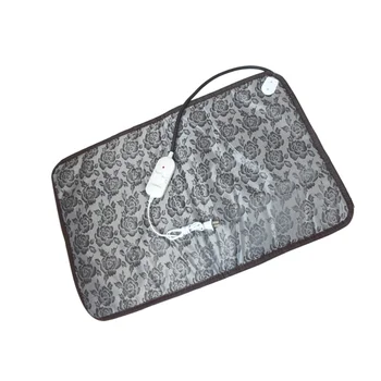 

1pc Heating Pad Flower Printed Practical Heater Mat Warmer Heating Pad for Cat