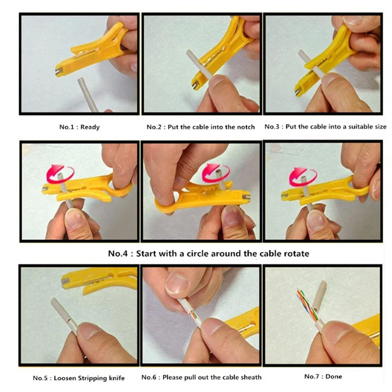 Cable Stripper Wire Cutter Crimping Tool Multi Stripping Knife Crimper Pliers Mini Portable Decrustation Wire Cutter Repair tool chisel plane