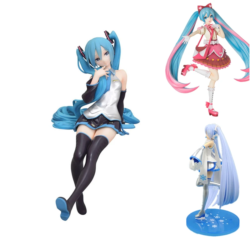 3 вида стилей/японское аниме ПВХ сексуальная красота поза стоя Хацунэ Мику ГК