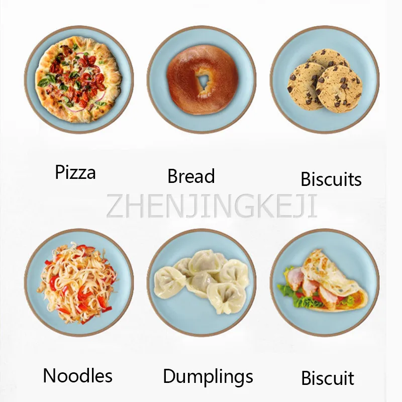 220V Electric Dough Mixer Home Automatic Small Desktop Multi-function Stainless Steel Cook Machine Food Mixing Kitchen Appliance 6