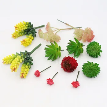 

Artificial Succulent Pant Mini Succulents Potted Plant Imitation Flowers Headwear