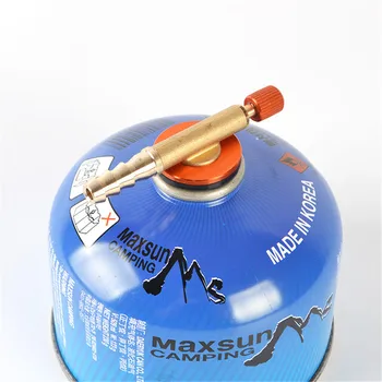 

Stainless Steel Outdoor Stove Valve Adapter Camping Gas Stove Safe Switching Charging Inflatable Valve Adapter Camping Equipment