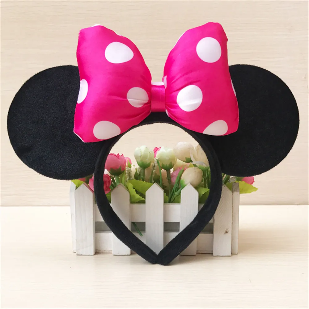 ZAFILLE Lovely Baby Hairbands Mouse Ears Hair Band For Girls Photo Shoot Birthday Party Kids Photography Girls Hair Accessories