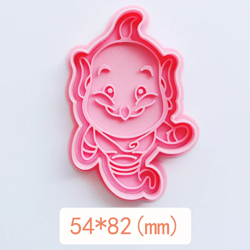 Aladdin Cookies Cutter 3d Disney Cartoon Cookie Mold Baking Accessories Pressing Cute Bakeware Baking Bakery Tools