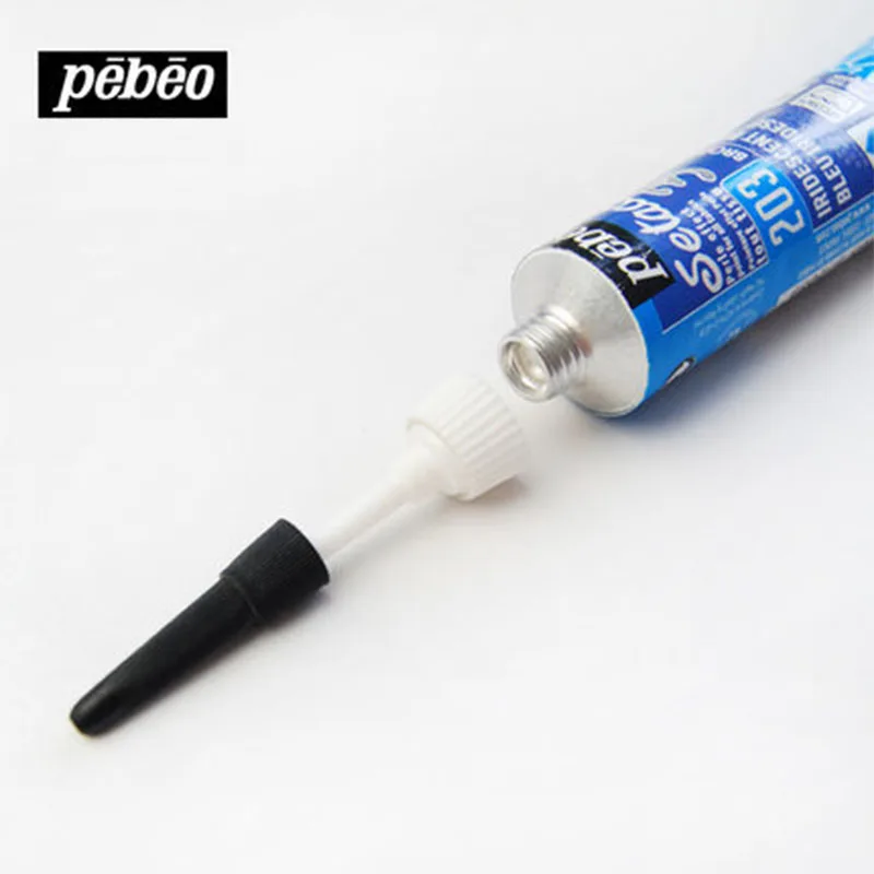 3D ткань краски DIY тонкая подводка Ручка 20 мл Pebeo блеск серии Перманентный цветной маркер фосфорное масло пигментная краска художественные принадлежности