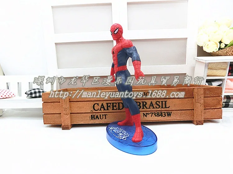 7-Amazing Spider-Man Фигурка Человека-паука кукла игрушка Гараж Набор кукла модель автомобиля Торт украшения и украшения