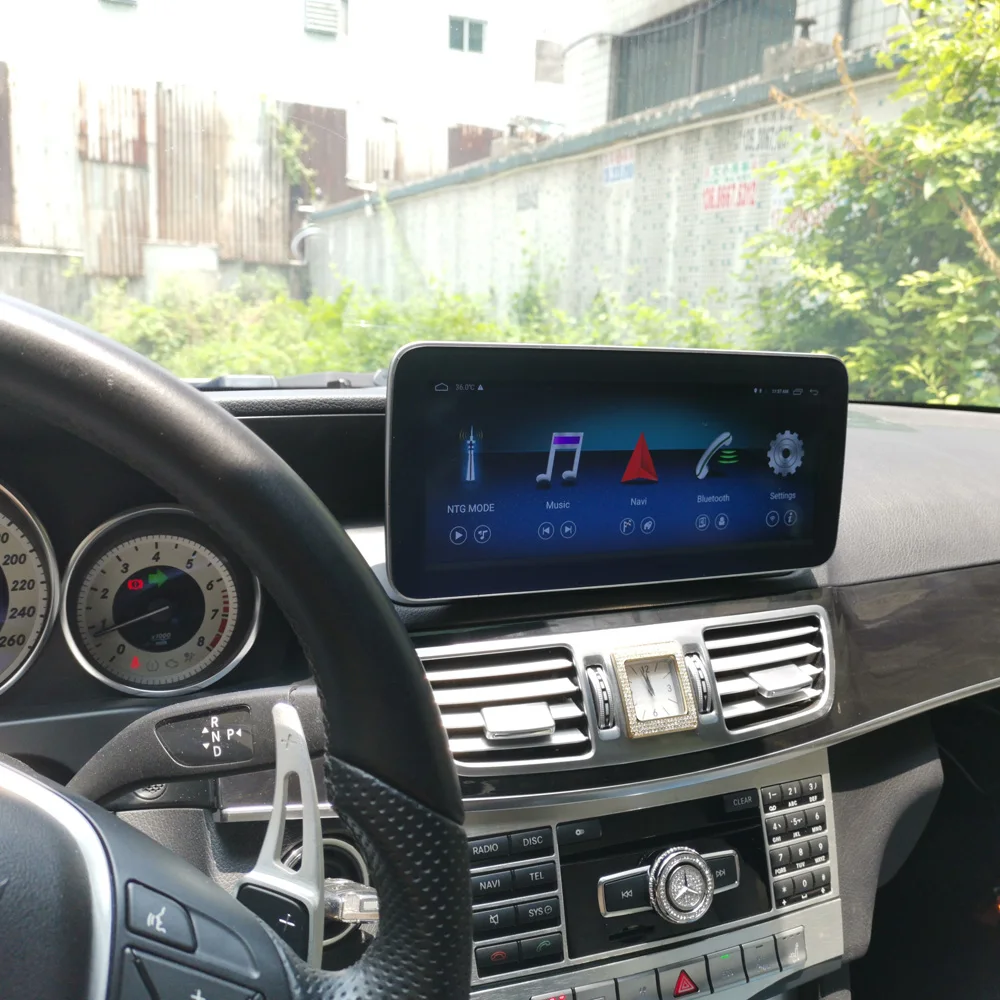 Perfect 4G Ram 10.25 inch Android 8.1 Display for Mercedes Benz E Class W212, with GPS Navigation Bluetooth Radio Stereo Touch Screen 1