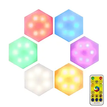 

LED Cabinet Light battery RGB Color Puck Lights Dimmable Under Shelf Kitchen Counter Lighting Wireless Battery Cabinet Lights