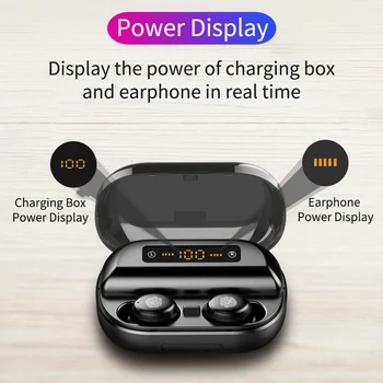 

Bass TWS 5.0 Hifi 9D Stereo Bluetooth Earphone IPX7 Waterproof Wireless Headphones X10 Earbuds With MiC 4000mAh Power Bank