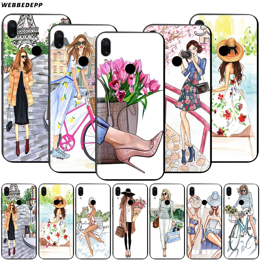 Vogue Girls Journey Case for Xiaomi Redmi Note 8 MI 3 6 9 A1 A2 A3 8A 6X 9T CC9 Lite SE Pro Max F1 10 | Мобильные телефоны и