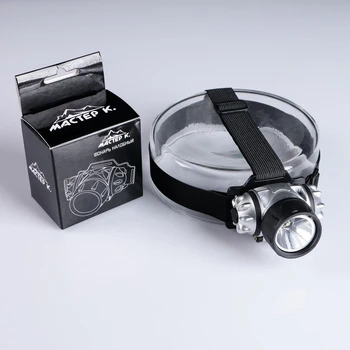 

Headlamp "Master K.", 1 LED, diffuser, silver-black 600980