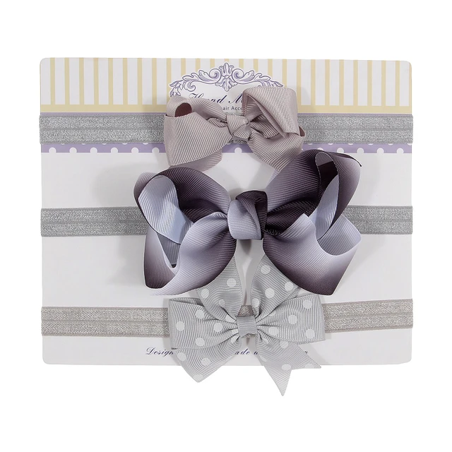 New 3pcs/lot Sequin Felt Bow Lotus Flower Elastic Headbands Kids Photography Props Baby Girls Cute Headwear Christmas Gift Sets 22