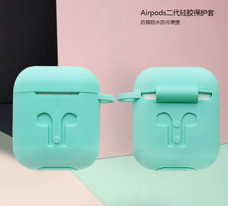 6 в 1 силиконовый чехол для Airpods 1 для Air Pods 2 противоударный чехол для наушников водонепроницаемый для Iphone bluetooth наушники аксессуары