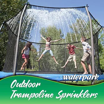 

Summer Water Sprinkler Trampoline Sprinkler Outdoor Garden Water Games Toy Sprayer Backyard Water Park Accessories #F5