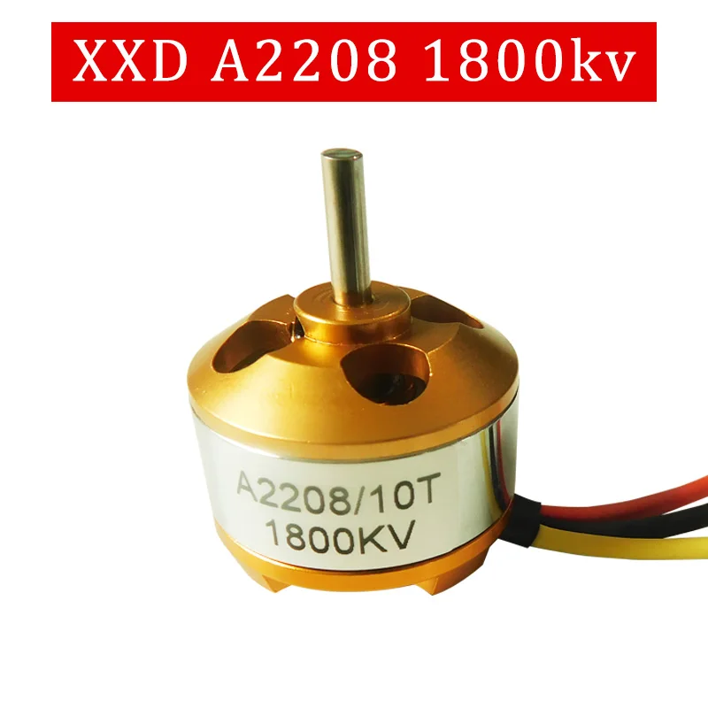 1 шт. бесщеточный электродвигатель постоянного тока XXD A2208 KV1100/KV1400/KV2600 для