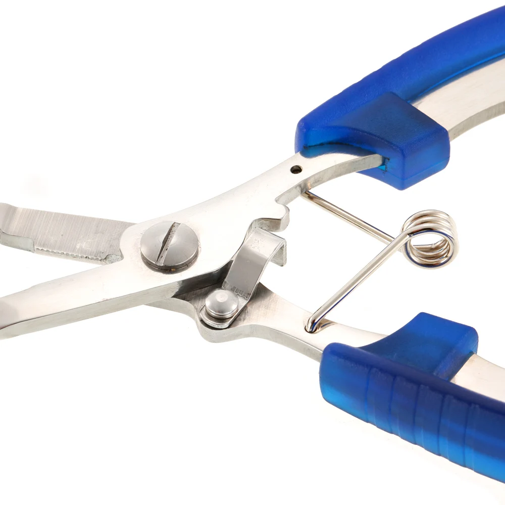 

Stainless Steel Fishing Plier Scissors Hook Cutter Line Remove Fishing Tool Tackle