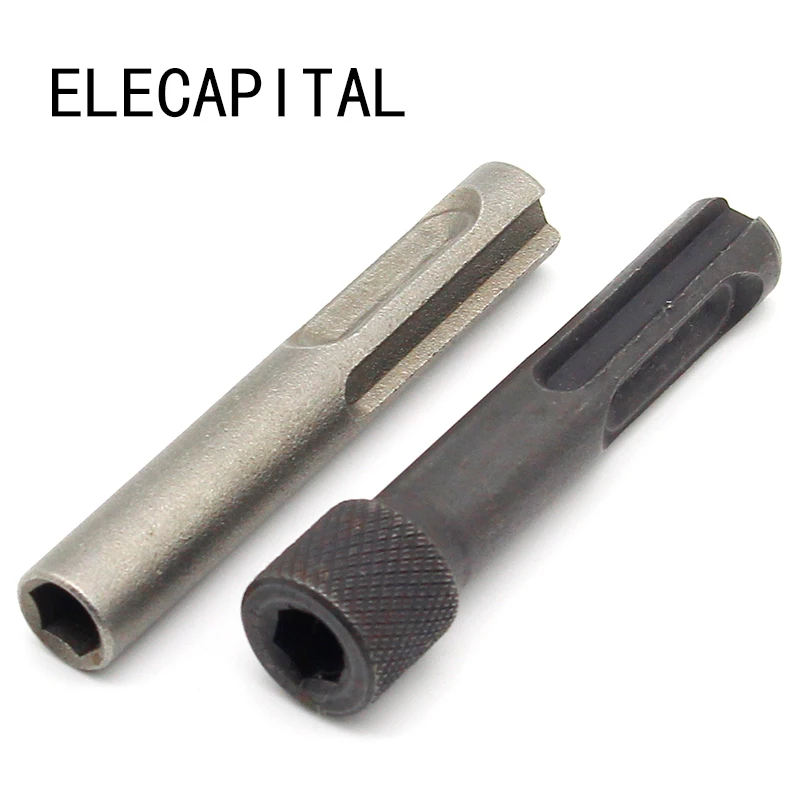 2PCS Hex Schaft Schraubendreher Halter Bohrer Adapter 1/4 Konverter Buchse Mutter Auswirkungen Fahrer Set Für für SDS Hammer bohren Werkzeug