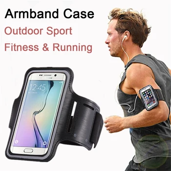 

High Quality Waterproof 5.5" Gym Running Phone Bag Arm Band Case for iPhone 7 Outdoor Sports Phone Holder Armband Case for J4 J6
