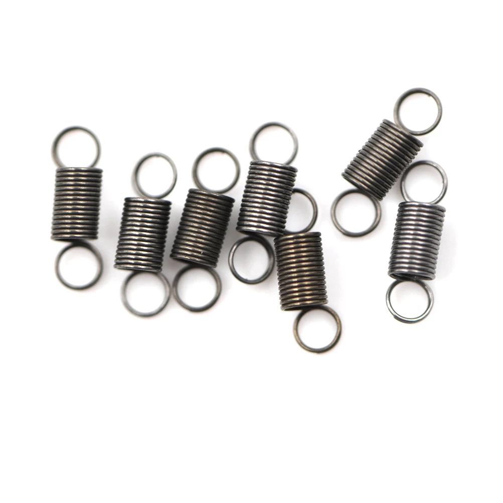 

10Pcs/lot Stainless Steel Dual Hook Small Tension Spring Coil Tension Steel Small Mini Spring