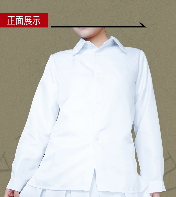 Liser Anime The Promised Neverland Emma Cosplay Costume Shirt Skirt Norman School Uniforms Pants Set Wig -Zentai shop online H7eacd369b1fc4795b903ba618e16cc94E.jpg