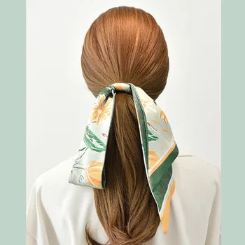 

Multi-functional Ribbon Long Print Women Bandage 2020 Fashion Decoration Fenmale Headband C134